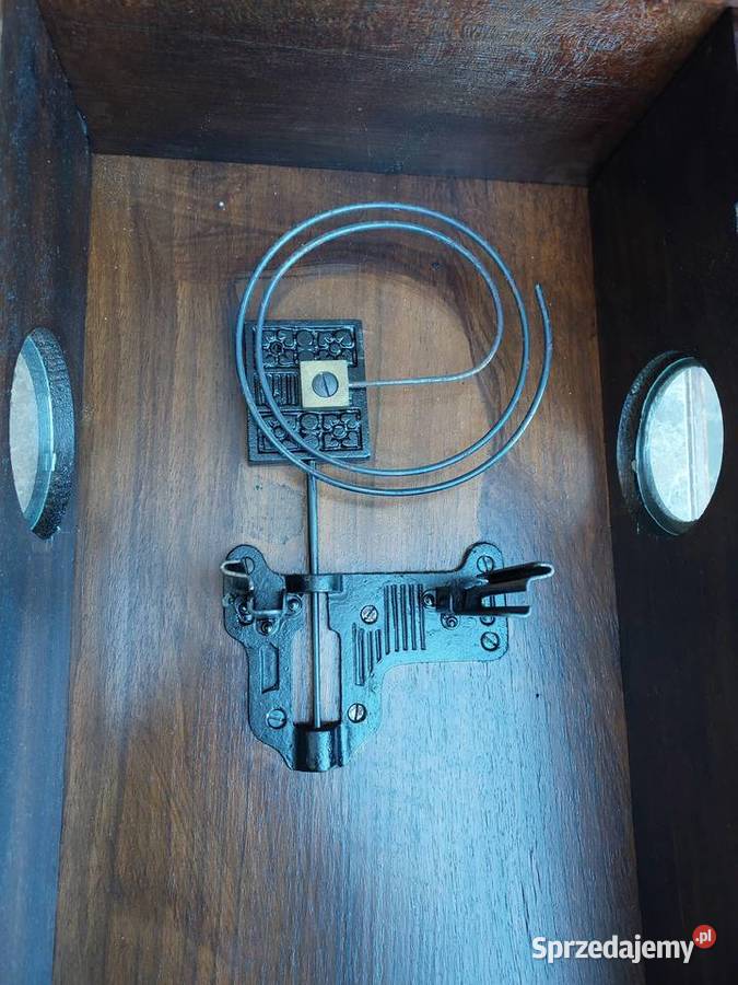 Stary zegar ścienny PHS przedwojenny sprawny Antyki Tczew