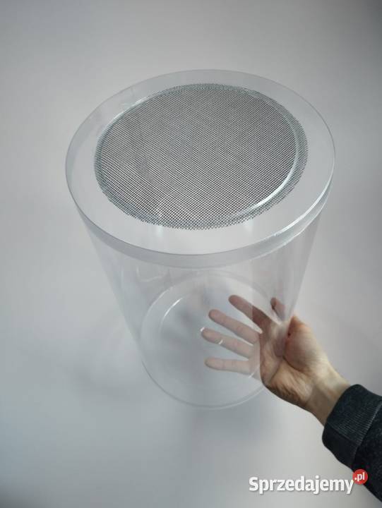 Terrarium z wentylacją 21x35 bezpieczna tuba Gady i płazy Tychy sprzedam
