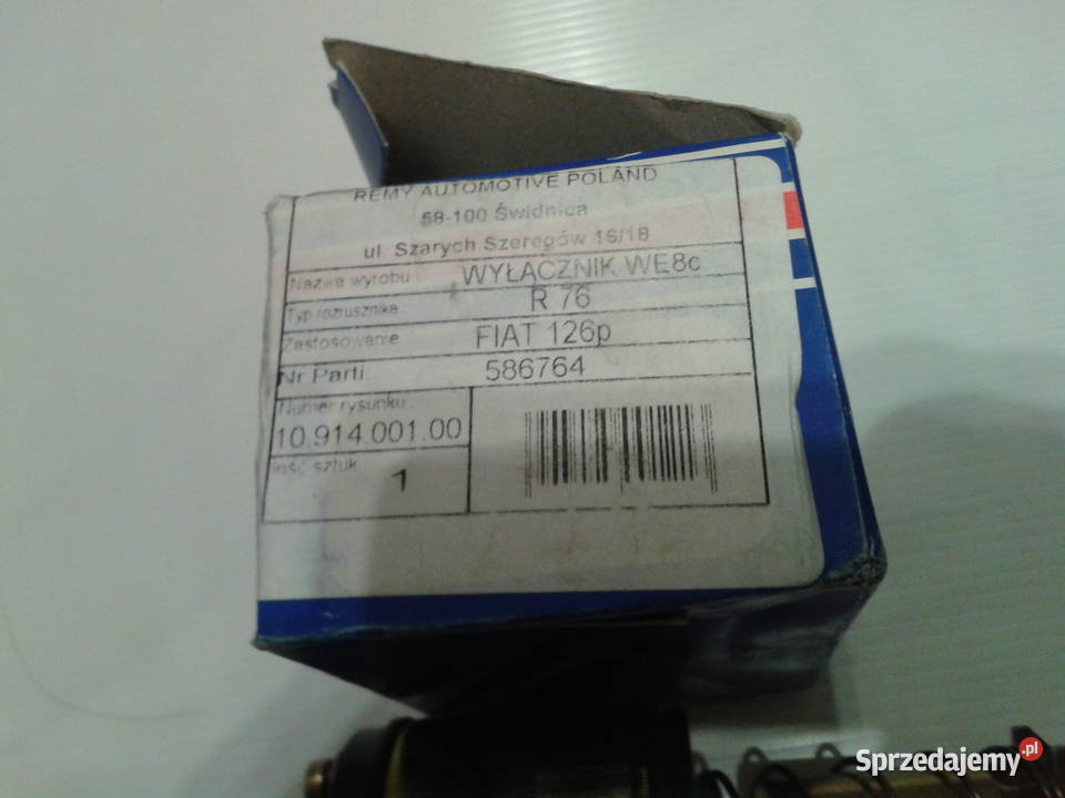 Elektromagnez Fiat 126p ELMOT Układ elektryczny Gostynin