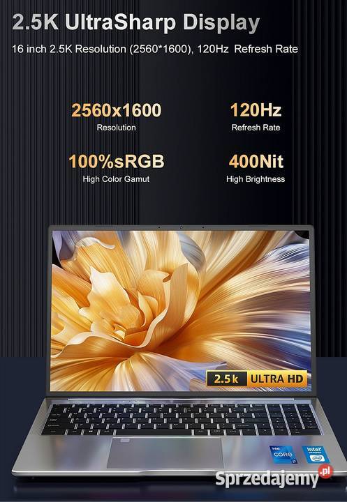 Nowy laptop 16 Ninkear N16 Pro 32GB RAM1TB Pozostałe wielkopolskie Poznań sprzedam