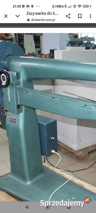 Zszywarka na drut płaski i inne maszyny podlaskie
