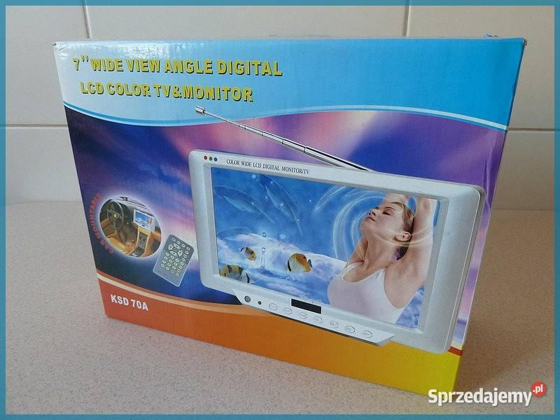 Telewizor LCD 7 Pełny Zestaw NOWY Rzeszów sprzedam