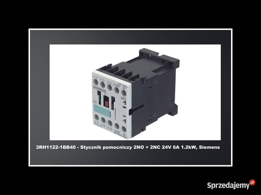 stycznik 3RH11221BB40 Stycznik pomocniczy 2NO śląskie