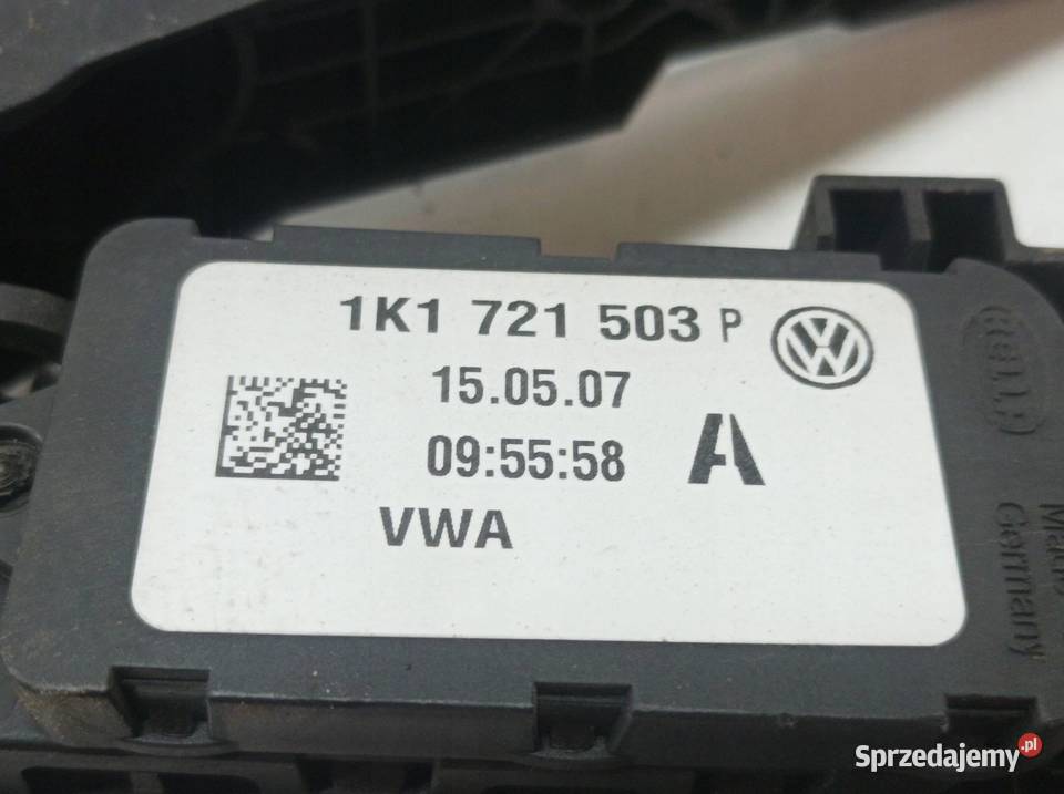PEDAŁ POTENCJOMETR GAZU 1K1721503P 19 TDI osobowe sprzedam