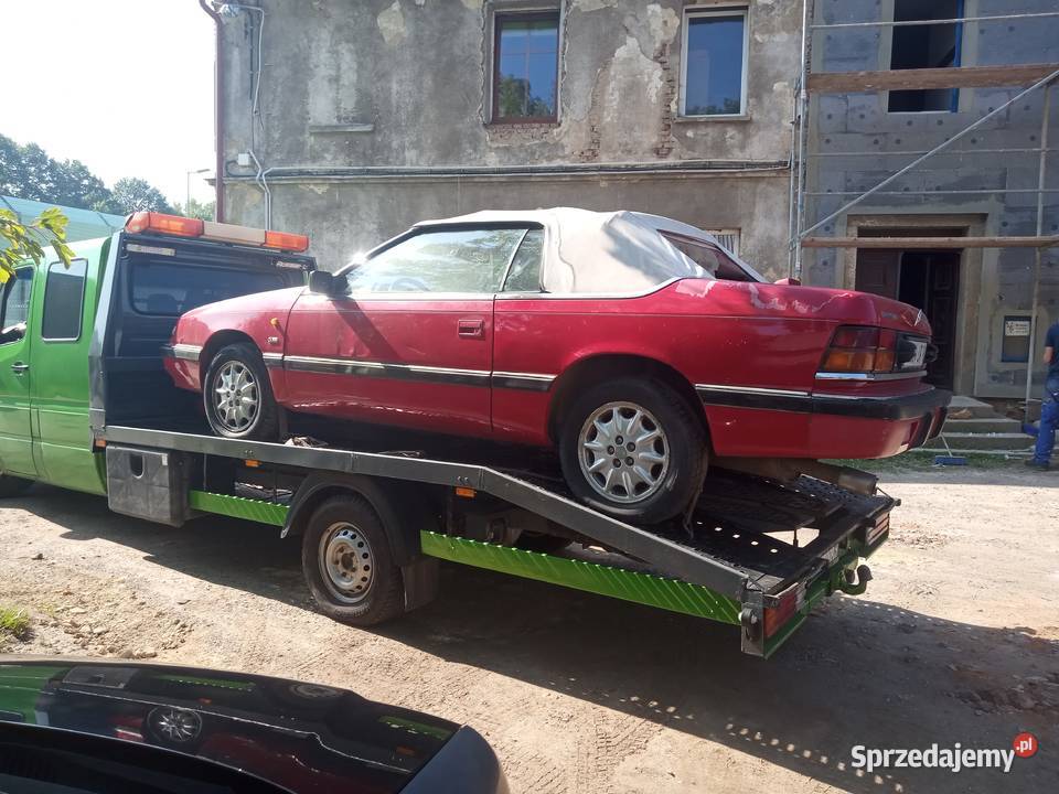 Dach sprawny jeździ silnik Skóry uszkodzony Le Baron Samochody osobowe Wałbrzych