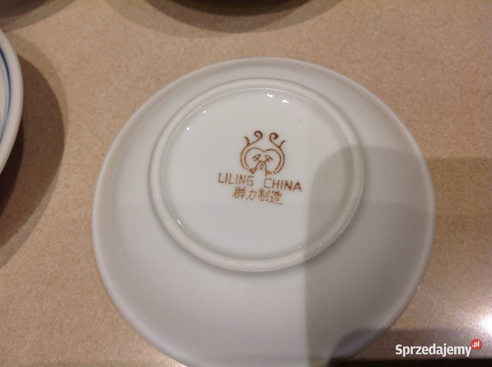 Talerzyki Stara Chińska Porcelana LILING CHINA lubuskie Nowa Sól