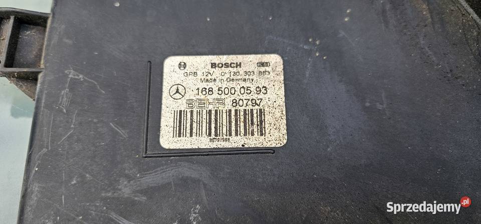 Wentylator chlodnicy mercedes w168 1685000593 Zbąszyń