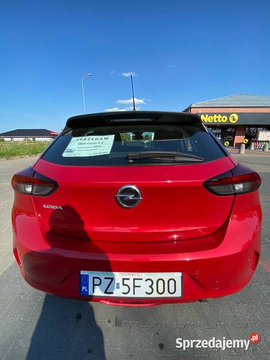 Opel Corsa F 12 75 2022r Edition Business Pack 75KM wielkopolskie Tarnowo Podgórne sprzedam