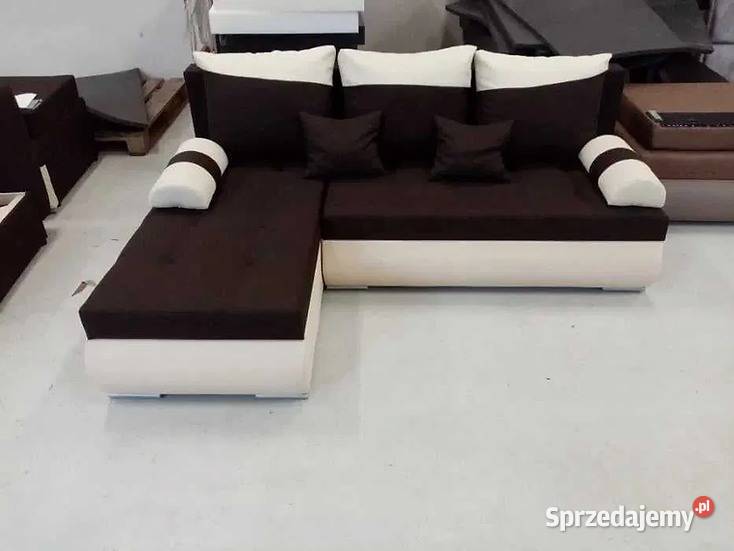 Tani Zgrabny narożnik 200x150 z funkcją spania Sosnowiec
