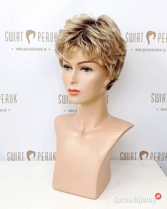 Krótka peruka z włosów syntetycznych Morawica świętokrzyskie sprzedam