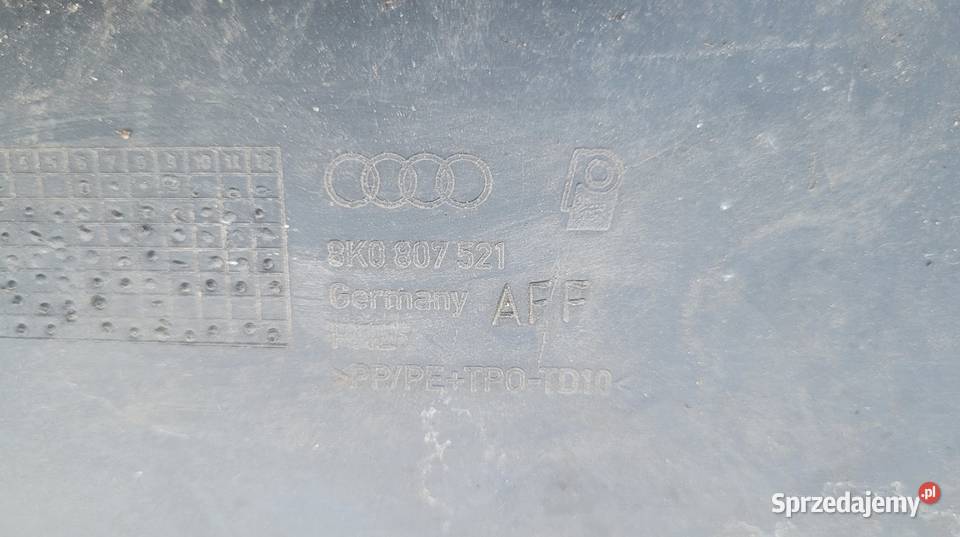 Audi A4 B8 SPOILER DOKŁADKA ZDERZAKA TYL DYZUFOR Pozostałe Ruda Śląska