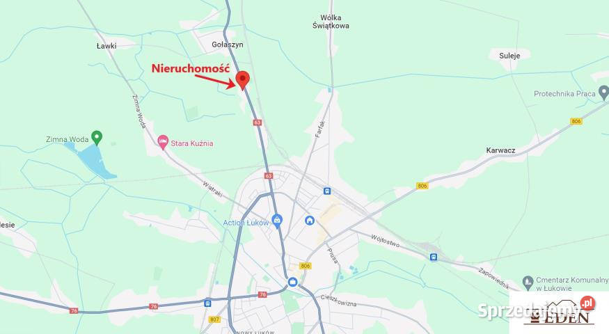 sprzedaży domu wolnostojącego 73m2 Gołaszyn