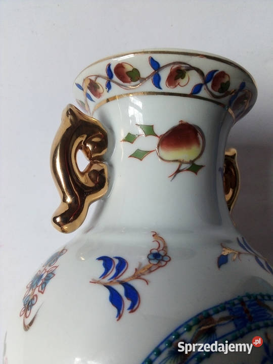 wazon Frstenhof 15 ręcznie malowany vintage śląskie