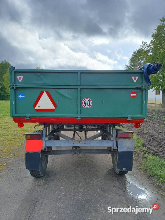 Przyczepa wywrotka d47 rama ceownik 16 Przyczepy rolnicze łódzkie Rzgów