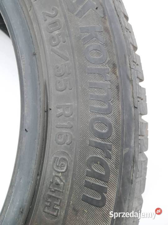 4x OPONA ZIMOWA KORMORAN SNOWPRO 20555R16 3817