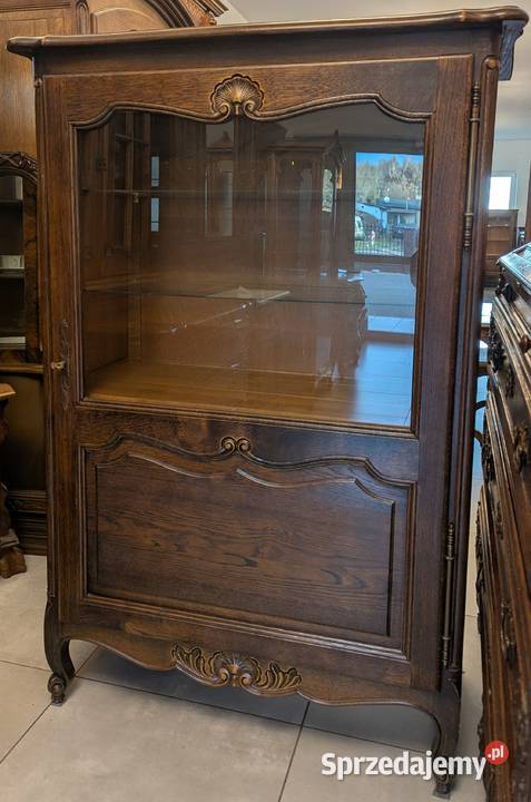 Piękna witrynaserwantka ludwikowska dąbsklep śląskie Dąbrowa Górnicza