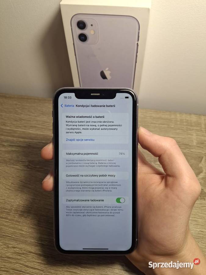 iPhone 11 Fioletowy Stan Idealny 64GB 74 Warszawa