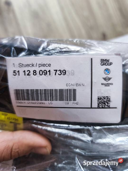 Wspornik osłony zderzaka tylny lewy BMW X7 Rokietnica sprzedam