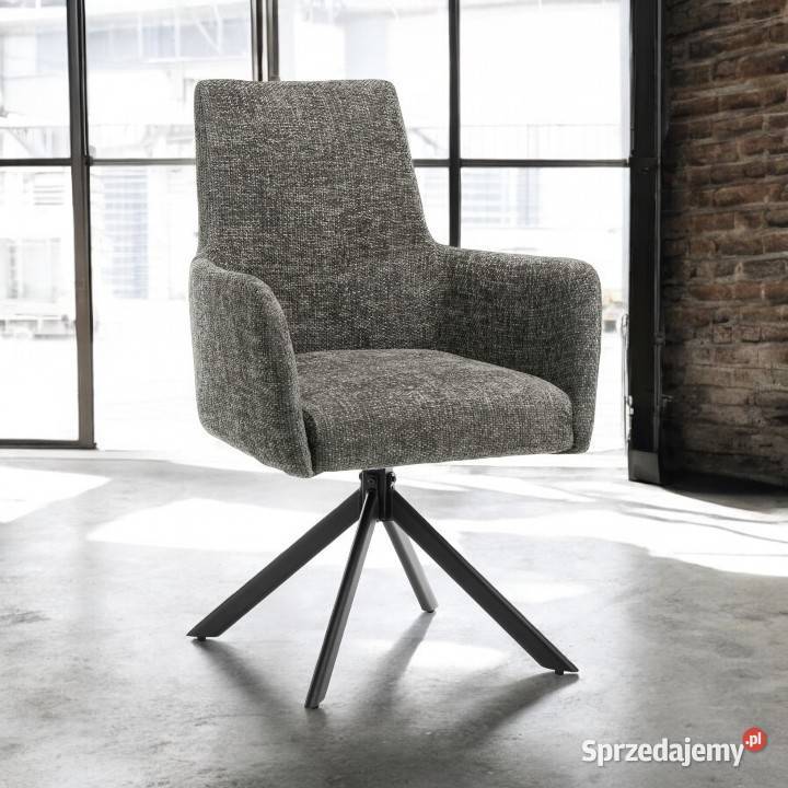 Szare Krzesło Tapicerowane Titto Wysyłka 24H Tarchały Małe