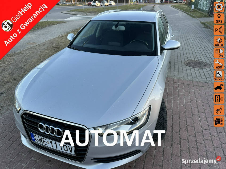 Audi A6 Automat biksenony kamera czujniki podgrzewane fotele Wejherowo