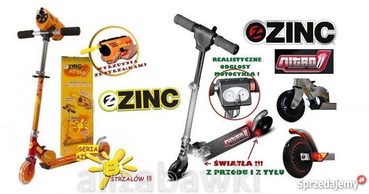 Zinc Nitro Hulajnoga Dwukołowa Światło Dźwięk małopolskie Mogilany