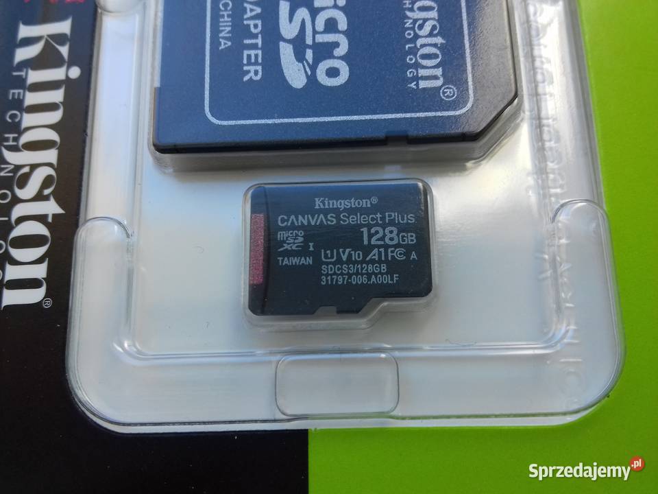 Karta pamięci microSD 128GB Kingston Canvas Pojemność 8 GB i więcej Bydgoszcz