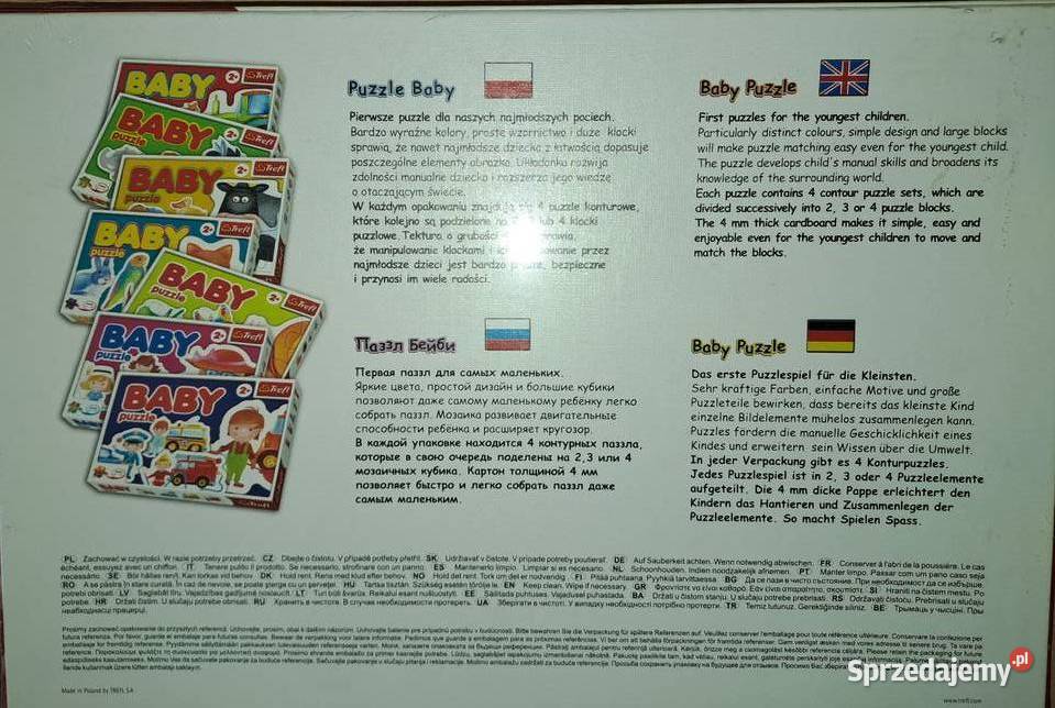 TREFL PUZZLE Baby kontury zwierzęta domowe małopolskie Kraków
