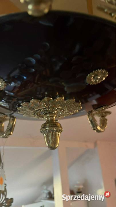 Żyrandol Podsufitowy Pięcioramienny Plafon Gdańsk