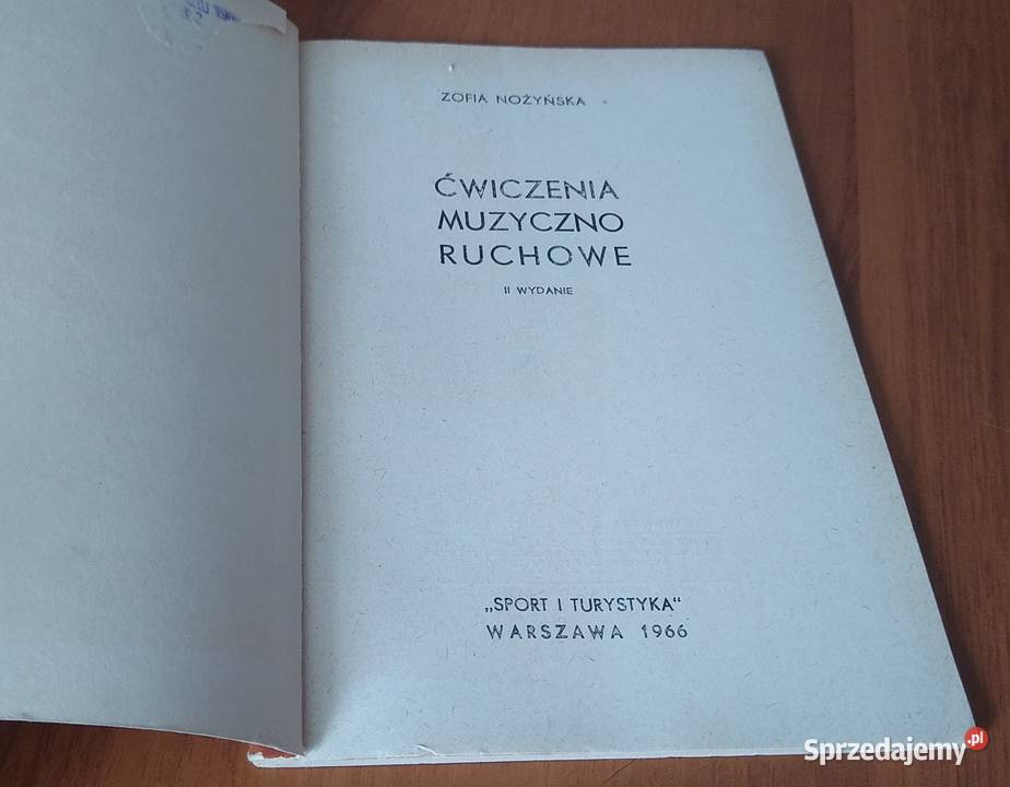 Ćwiczenia muzycznoruchowe Zofia Nożyńska miękka Gdańsk