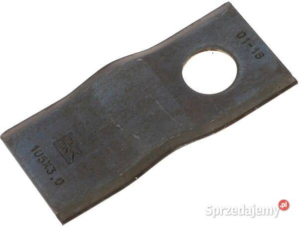 Nożyk kosiarki rotacyjnej lewyprawy 105x47x3 mm Kamionna