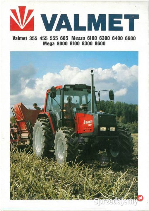 Valtra A 65 75 85 Instrukcja katalog obsługi Szamotuły sprzedam