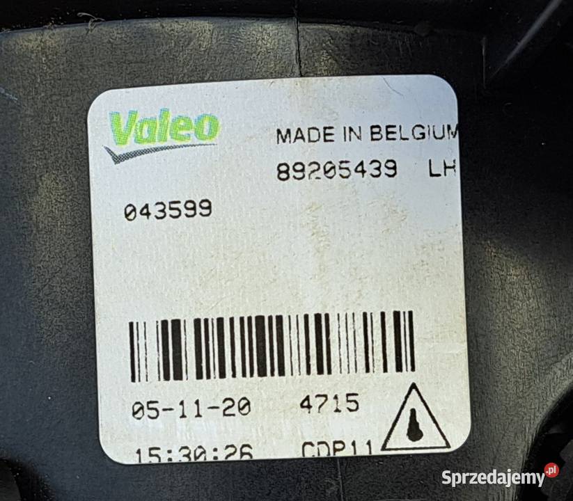 REFLEKTOR HALOGEN LEWY PEUGEOT 308 I T7 0713 RCZ Lampy przeciwmgielne Mielęcin