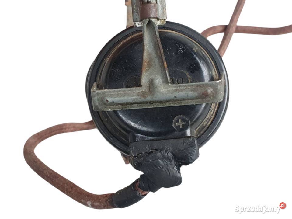 Stare czechosłowackie słuchawki sygnowane TESLA Cieszyn