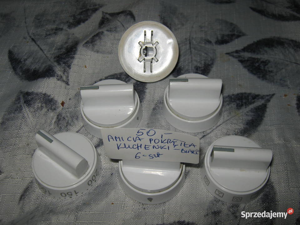 AMICA POKRĘTŁA KUCHENKI BIAŁE 6 wolnostojące Nowy Sącz