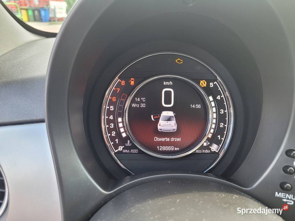 Fiat 500 12 benzyna pakiet stylistyczny Abarth kurtyny powietrzne