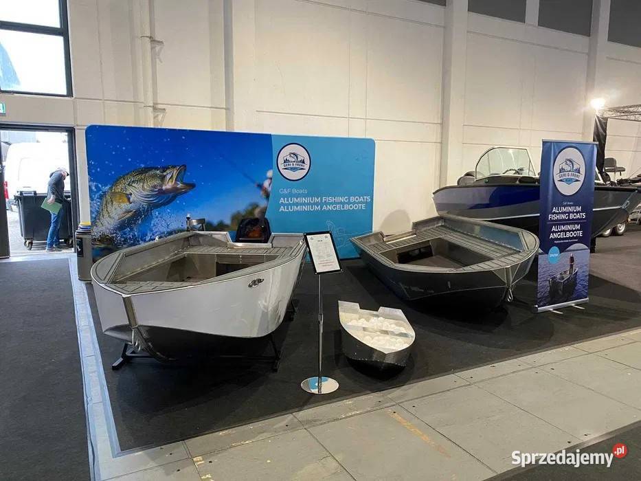 Łódź aluminiowa wędkarska GF 370 W 37m 10 rabatu