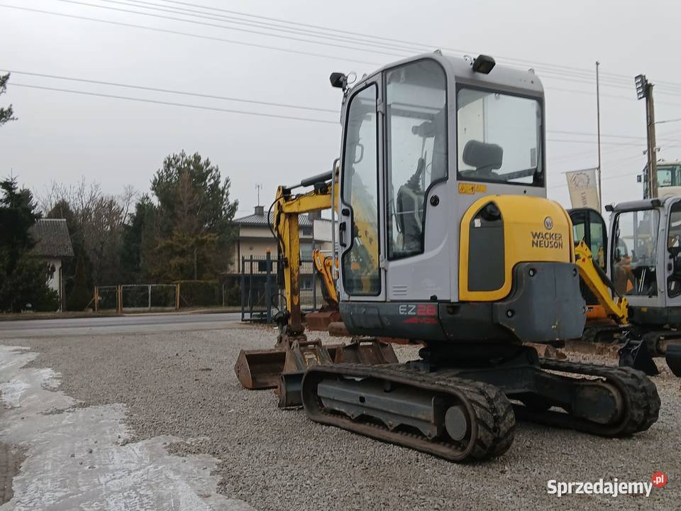 Wacker Neuson EZ28 Mini koparka 3 łyżki 2014 VDS
