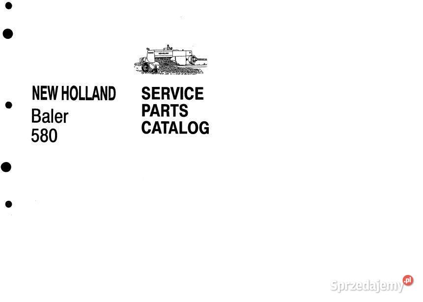 Holland 580 prasa katalog części Pozostałe Kielce