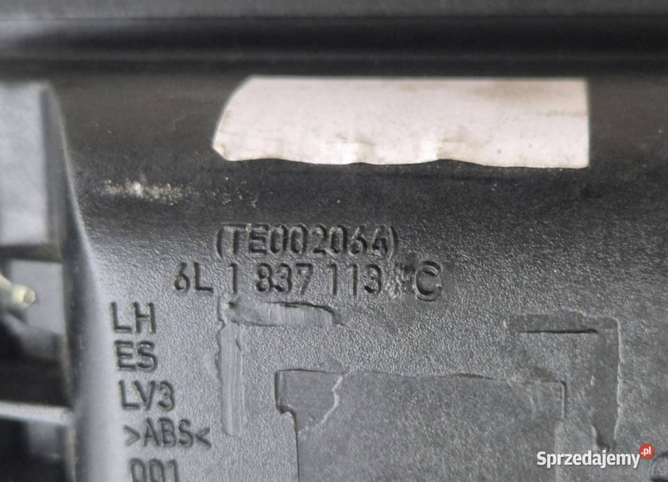 KLAMKA DRZWI WEWNĘTRZNA PRZÓD LEWAPRAWA IBIZA osobowe Działoszyce