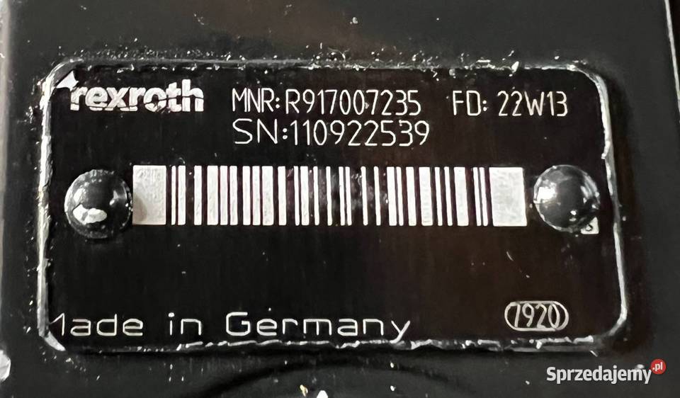 Rexroth R917007235 R917007893 R9177007892 Poznań