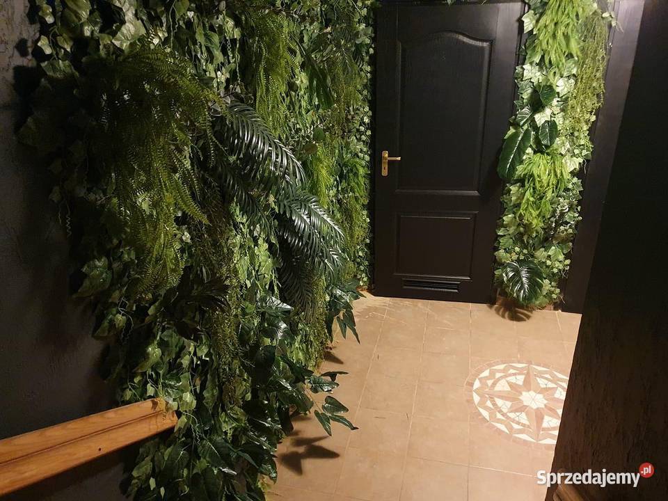 Ogród wertykalny sztuczna zielona ściana z Kraków