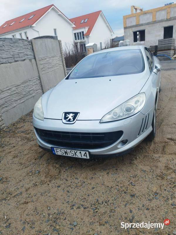 Peugeot 407 coupe benzyna gaz 22 srebrny Słubice