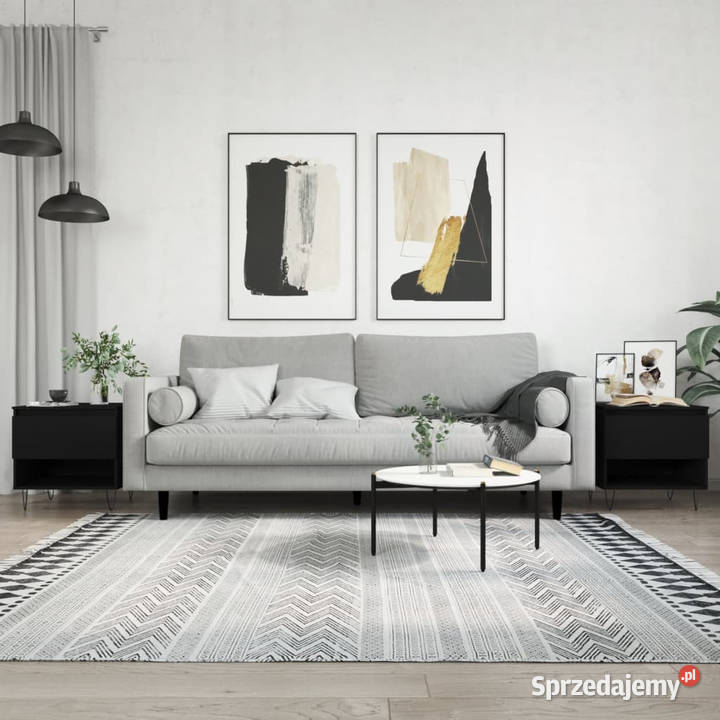 Stoliki kawowe 2 czarne 50x46x50 WM830911 Warszawa