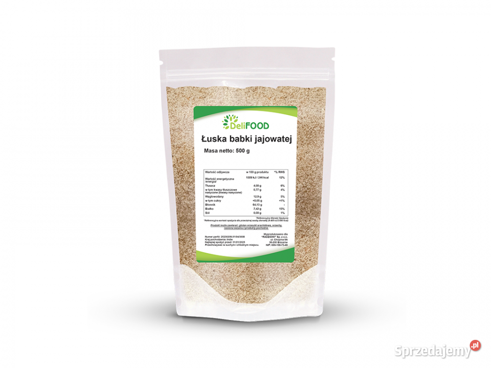 Łuska babki jajowatej 500g podkarpackie Brzozów