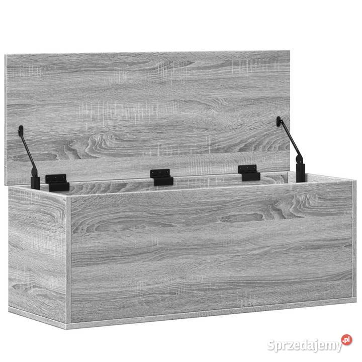 Skrzynia szary dąb sonoma 90x35x35 materiał Warszawa