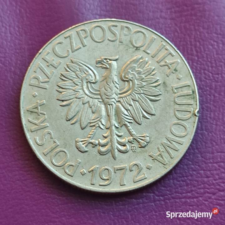 Moneta PRLu 10 ZŁOTYCH 1972 KOŚCIUSZKO Piękna Numizmatyka mazowieckie Pruszków