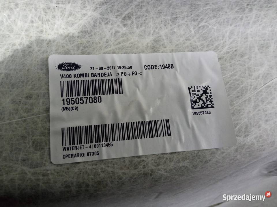 PODSUFITKA PODBITKA MK2 OSOBOWY KPL Ford Transit