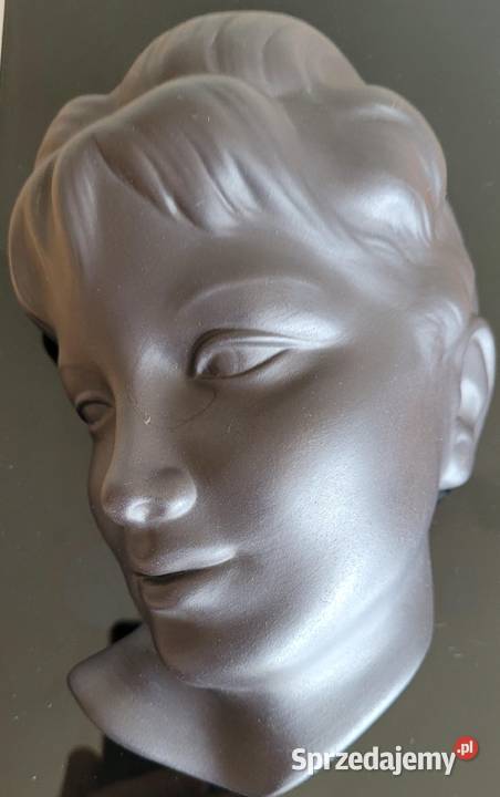 Kolekcjonerska ceramiczna maska relief model Kraków