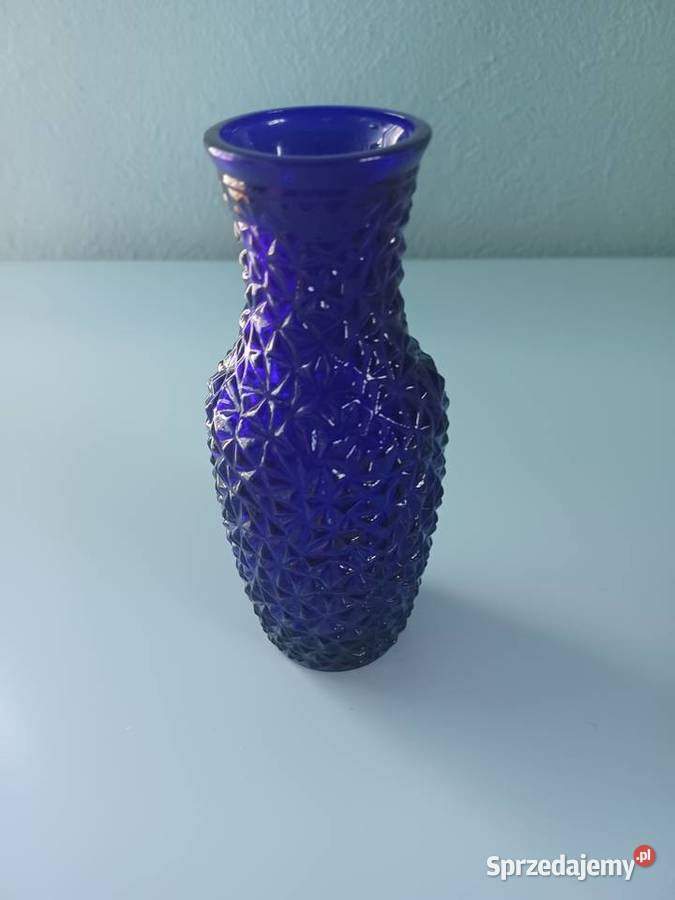 Wazonik lodowy grys kobaltowy Łódź