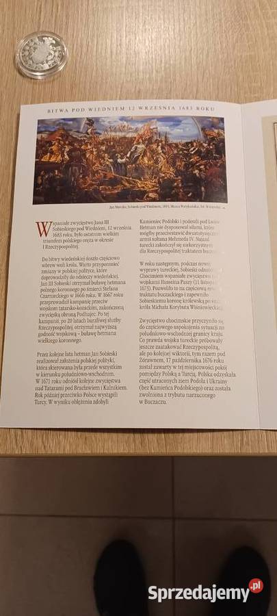 medal 340 rocznicy odsieczy wiedeńskiej Numizmatyka Antyki, Sztuka, Kolekcje Kotlin